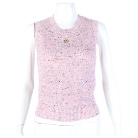 Colete de malha Chanel Rosa