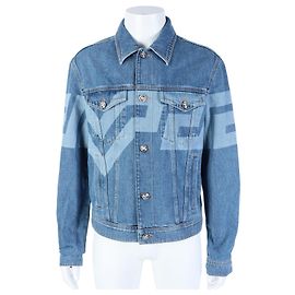 Versace Jeansjacke Blau