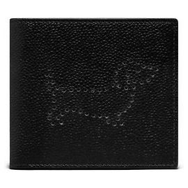 Thom Browne Pebble Grain Hector Bi-Fold Black