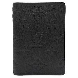 Louis Vuitton Monogram Shadow Pocket Organizer Black