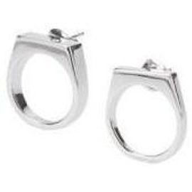 Maison Martin Margiela Orecchini Chevalier Maison Margiela Argento