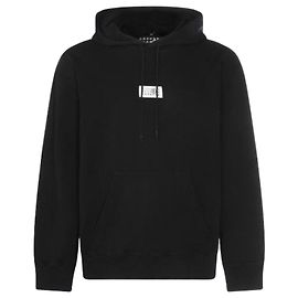 Maison Martin Margiela Kapuzenpullover mit numerischem Print Schwarz