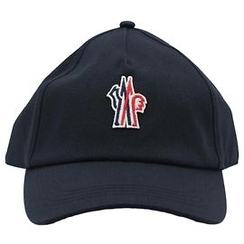 Moncler Garbardine Baseball Cap Black