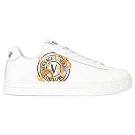 Versace Zapatillas Emblem Coat Blanco