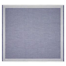 Gucci Sciarpa GG in seta e lana Blu