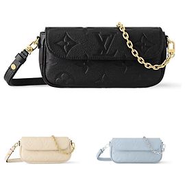 Louis Vuitton Clutch Wallet On Chain Ivy Black Nero