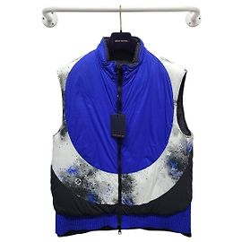 Louis Vuitton Blue Monogram Circle Reversible Padded Vest Blue