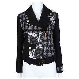 Moschino Tweed Zip-Up Jacket Multiple colors