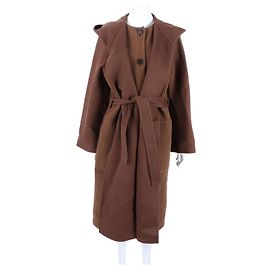 Hermès Cashmere Coat Brown