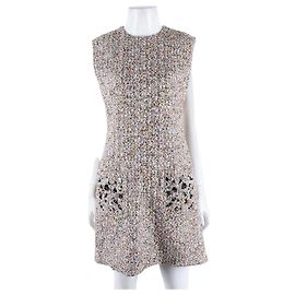 Robe sans manches en tweed Louis Vuitton Multicolore