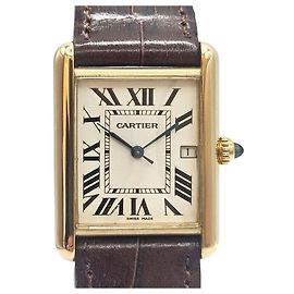 Cartier Relógio Tank Louis Gold Large Dourado