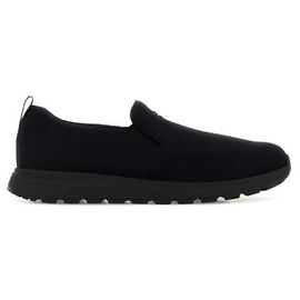 Prada Baskets sans lacets en maille extensible Noir