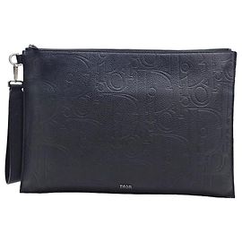 Dior Gravity Men's Pouch Clutch Bag Black