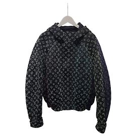 Louis Vuitton Gradient Monogram Mesh Zip Jacket Mehrfarben
