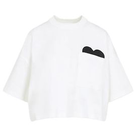 Bottega Veneta T-shirt en jersey de coton doux Blanc