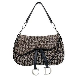 Dior Bolsa Saddle Oblique Multicor