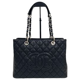 Chanel Borsa a Spalla Caviar Grand Shopping Nero