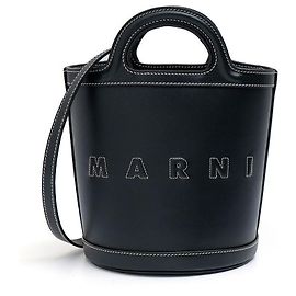 Marni Piccola borsa a secchiello Tropicalia Nero