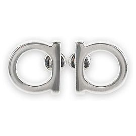 Salvatore Ferragamo Orecchini Ferragamo Gancini Palladium da donna (Argento) Argento