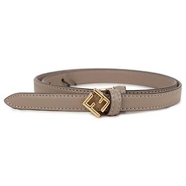 Fendi Cinto Diamond Regular Marrom