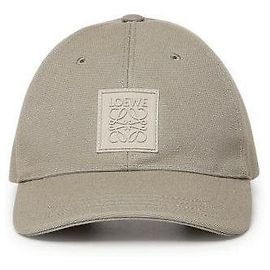 Loewe Canvas-Cap mit Patch Braun