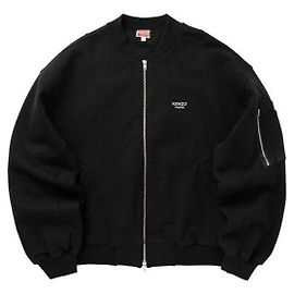Kenzo Embroidered Bomber Jacket Black