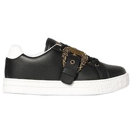 Versace Tênis com fivela barroca Preto