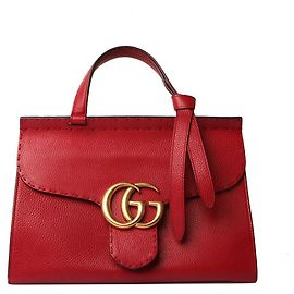 Gucci Borsa a mano e a tracolla GG Marmont Small Rosso