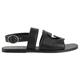 Gucci Interlocking Sandals Black
