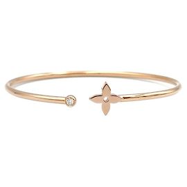 Louis Vuitton Diamond Edil Blossom Twist Armband Pink