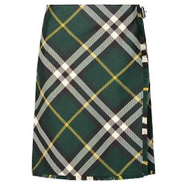 Burberry Check Wool Kilt Black