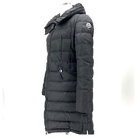 Moncler Flammet Long Down Jacket Brown