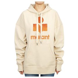 Isabel Marant Sudadera con capucha de forro polar para mujer Mansell ECBE Blanco