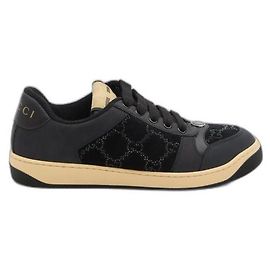 Gucci Baskets GG Crystal Screener Noir