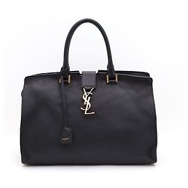 Saint Laurent Borsa Tote Monogram Medium e Borsa a Spalla Nero