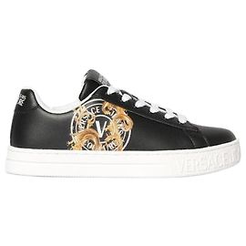 Versace Sneakers Emblem Coat Nero
