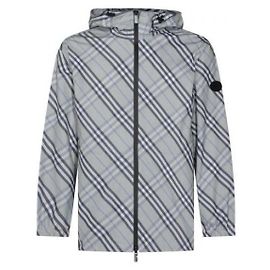 Burberry Check Lightweight Jacket Green