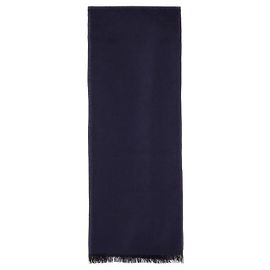 Gucci Sciarpa in lamé di seta e lana Blu