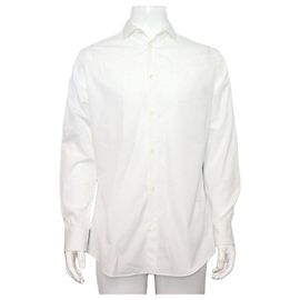 Hermès Camisa clássica de algodão Branco