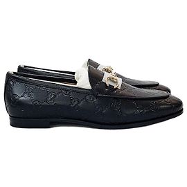 Gucci Mocasín Horsebit Jordan Negro