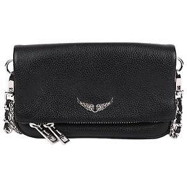 Zadig & Voltaire Bolsa Transversal Black Rock Nano Swing Preto