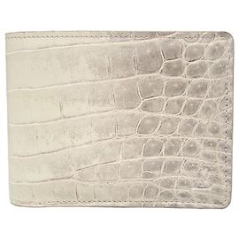 Louis Vuitton Exotic Alligator Multiple Wallet Compact Wallet White