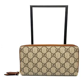 Gucci Supreme Zip Wallet Golden
