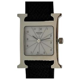 Hermès Hour Women's Watch Black Appsong Women's Watch Silvery