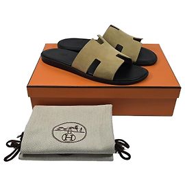 Hermès Izmir Suede Leather Slippers Multiple colors