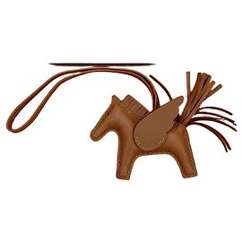 Hermès Charm Rodeo Pegasus Porte-clés Or Orange
