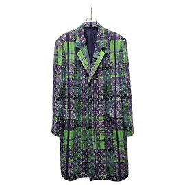 Louis Vuitton Abrigo Monogram Neon Check Virgil Abloh Multicolor