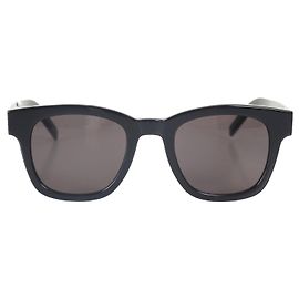 Óculos de sol Classic Saint Laurent Paris pretos Marrom