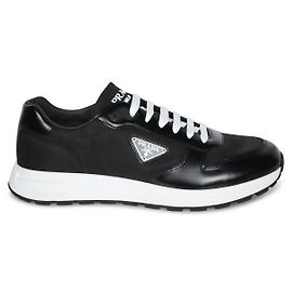 Prada Sneakers in nylon e pelle Nero