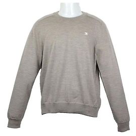 Céline Crew Neck Sweater in Wool Brown